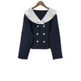 Women's Fashion Embroidered Hollow-Out Lace Knitted Coat