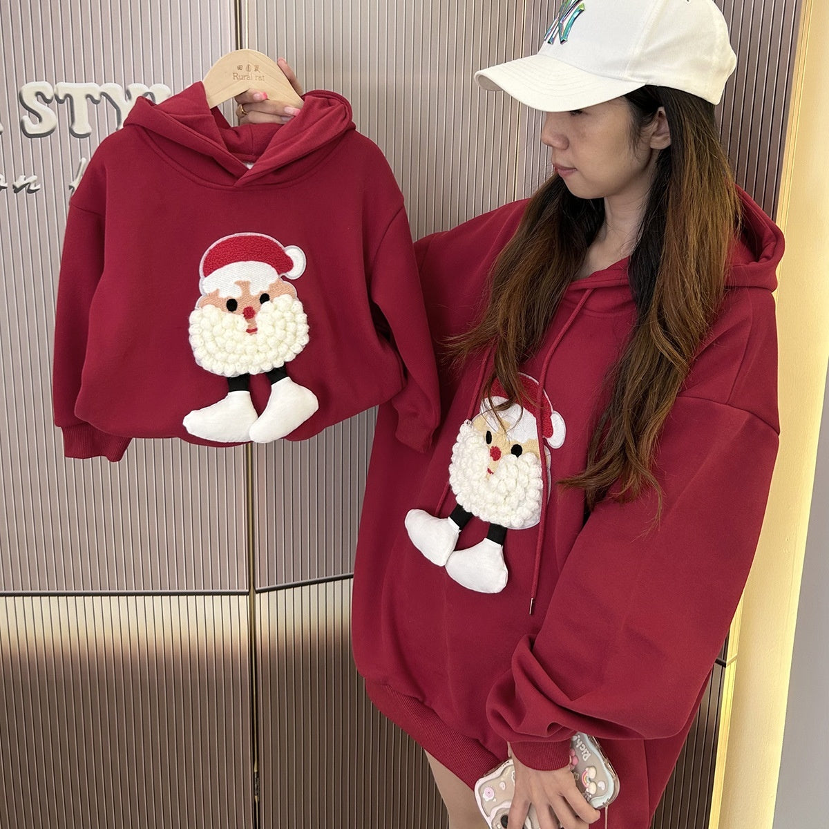 Christmas Parent-child Outfits Fleece
