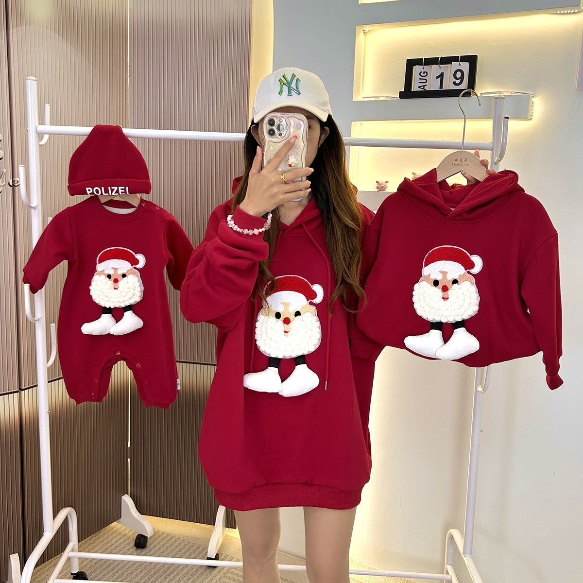 Christmas Parent-child Outfits Fleece