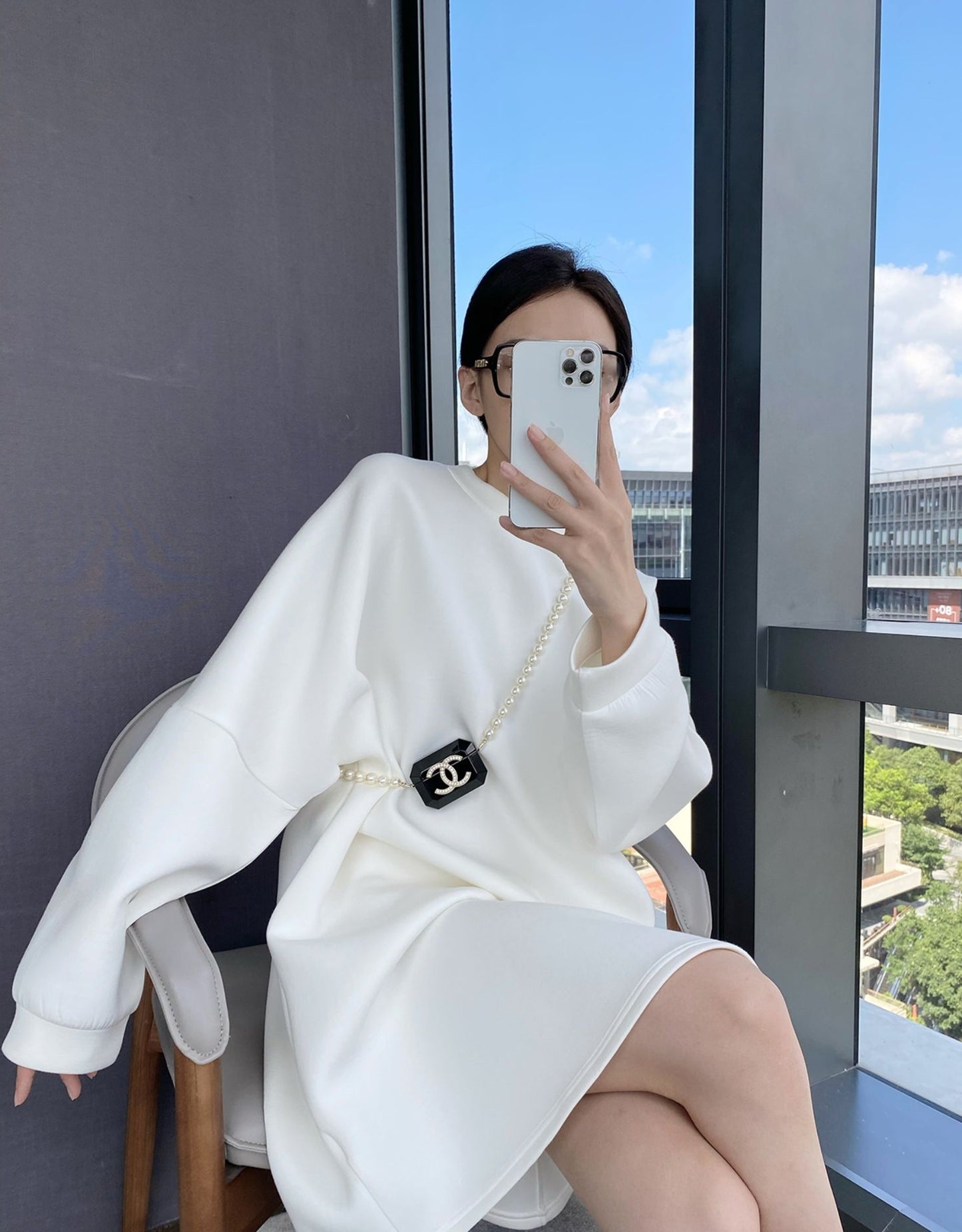 Lazy Style Loose Casual Mid Length Dress