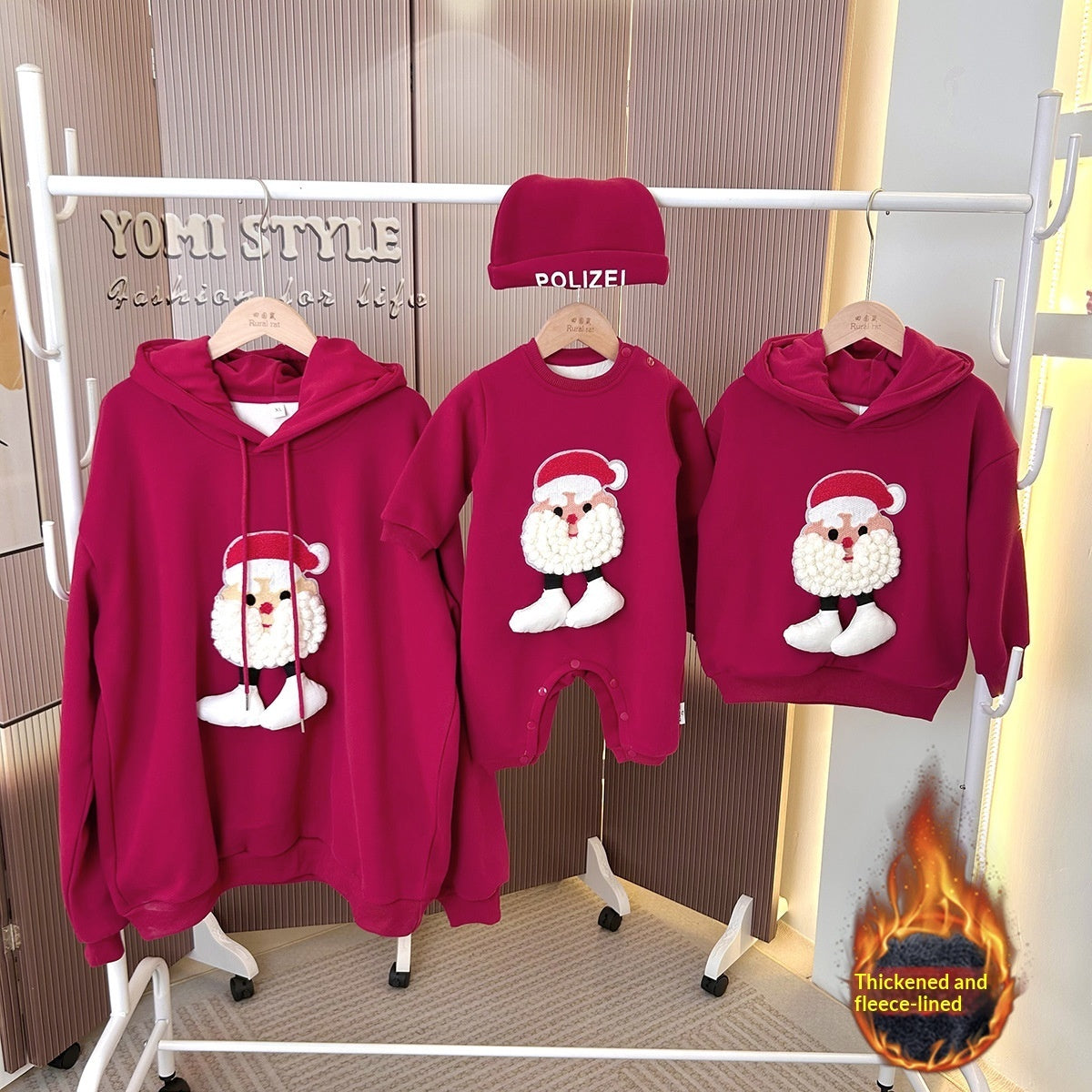Christmas Parent-child Outfits Fleece