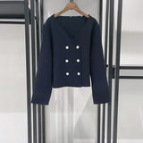 Women's Fashion Embroidered Hollow-Out Lace Knitted Coat