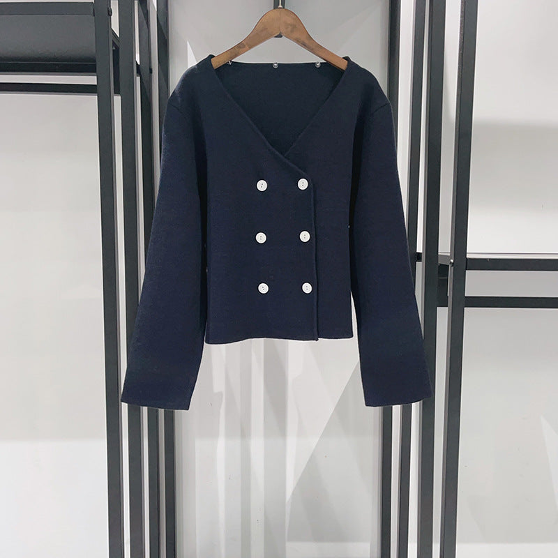Women's Fashion Embroidered Hollow-Out Lace Knitted Coat