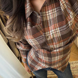Casual Versatile Long-sleeve Shirt With A Turn-down Collar