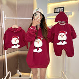 Christmas Parent-child Outfits Fleece