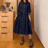 Fitted Figure-flattering Vintage-style Maxi Dress